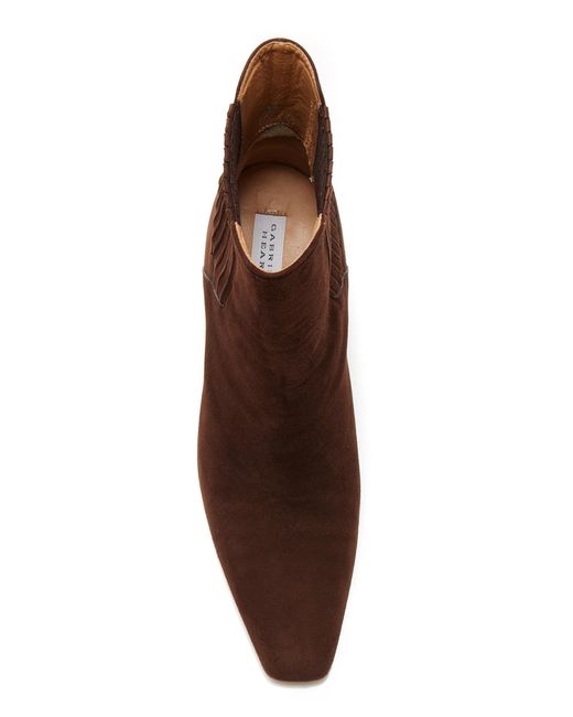 Gabriela Hearst Brown Luke Suede Ankle Boots