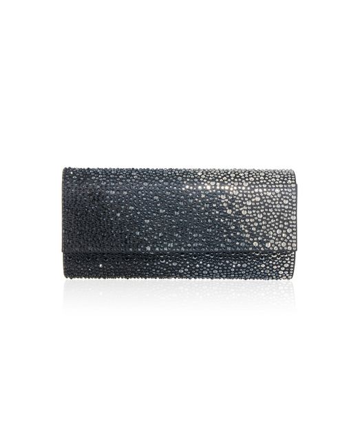 Judith Leiber Black Caviar Perry Gradient Clutch