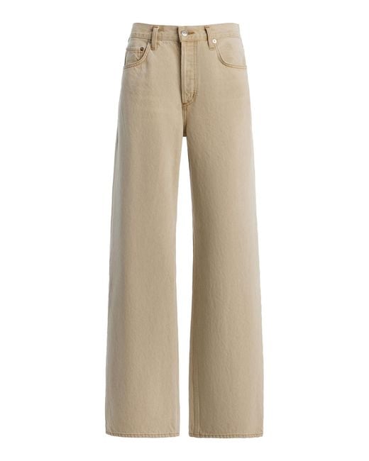 Agolde Natural Arc Rigid Mid-Rise Wide-Leg Jeans