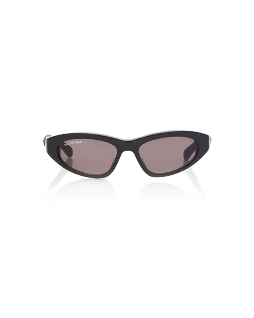 Balenciaga Twisted Cateye Acetate Sunglasses in Black Lyst UK