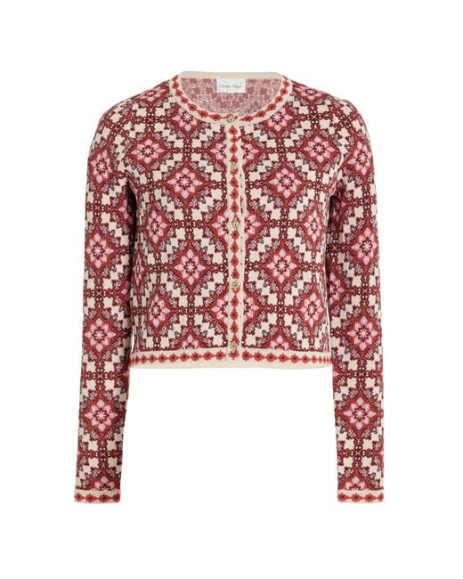 Cara Cara Red Bethany Cardigan