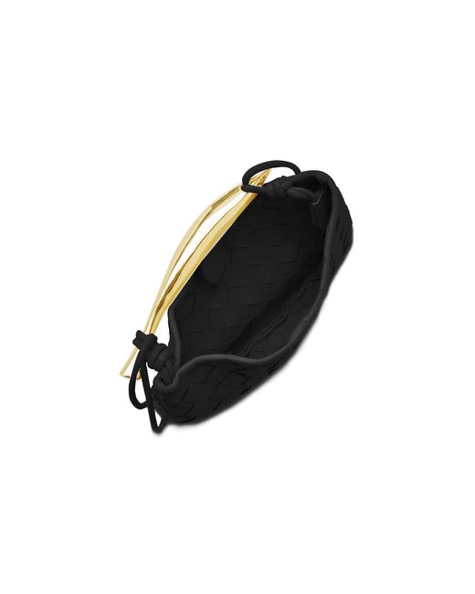 Bottega Veneta Black Mini Sardine Intrecciato Leather Bag