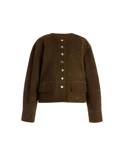 Proenza Schouler Natural Robin Suede Jacket