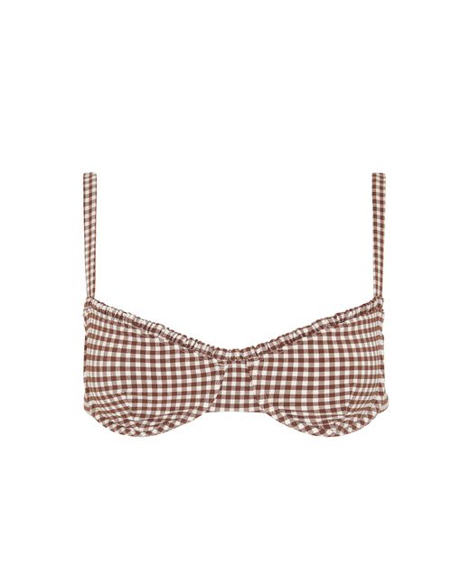 Onia Brown Marilyn Bikini Top