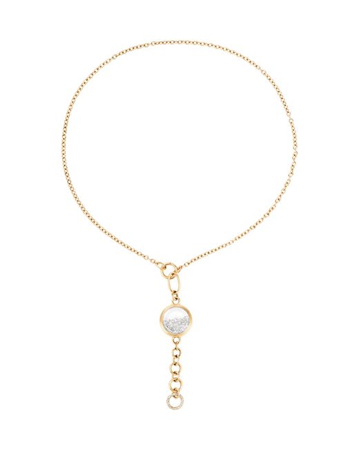 Moritz Glik Metallic 18K Curso Lariat Necklace