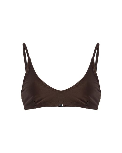 Medina Swimwear Brown Exclusive La Isla Equinox Bikini Top
