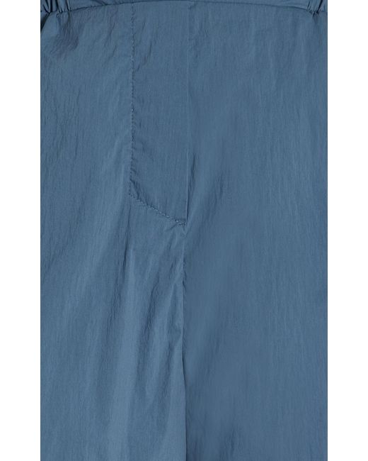 Norba Blue Cotton-nylon Shell Shorts