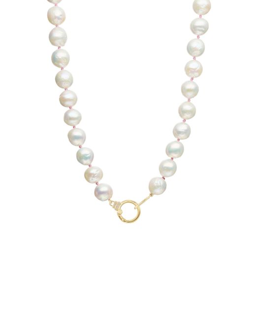 Sorellina Blue Marea 18K Diamond Pearl Earrings