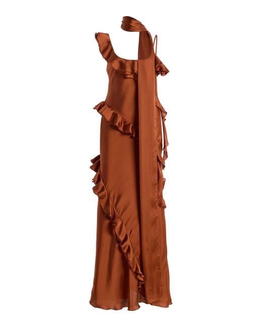siedres brown dress Eterne Women's Iris Maxi Dress – Saint Bernard main image 1