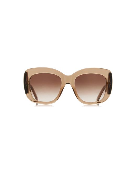 Givenchy Brown Bold Square-Frame Acetate Sunglasses
