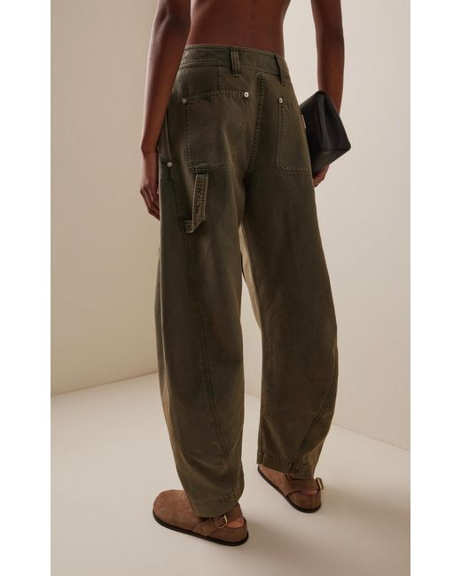 J.W. Anderson Green Twisted Seam Cotton Trousers
