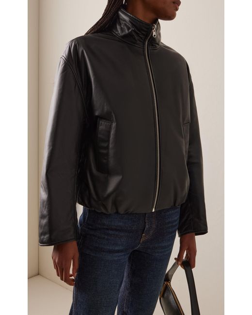 Arma Black Gary Leather Jacket