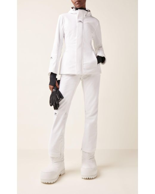 Balenciaga White 5-pocket Nylon Ski Pants