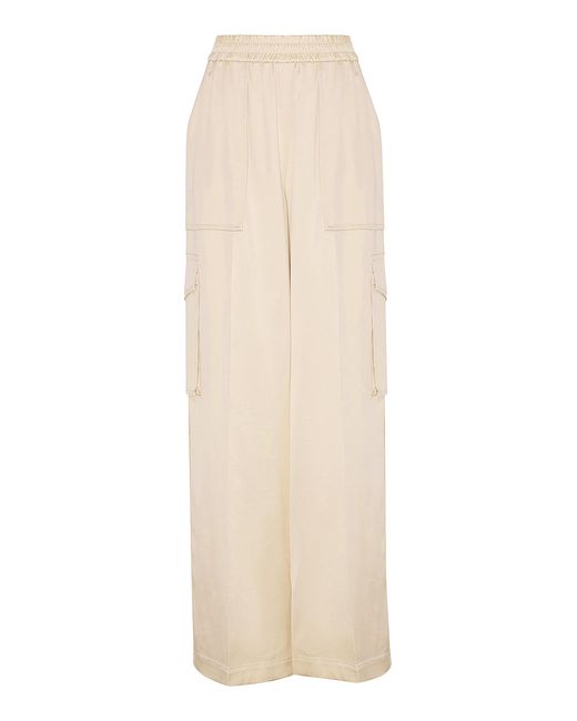 Zimmermann Natural Becoming Silk-Blend Utility Pants