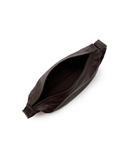 St. Agni Black Crescent Leather Bag