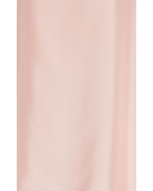 LAPOINTE Pink Oversized Silk-twill Cape
