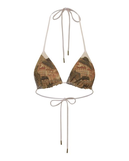 ANDRES OTALORA Multicolor Tiempo Detenido Bikini Top
