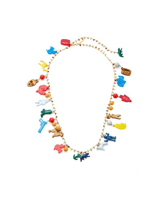Marni Multicolor Charm Necklace