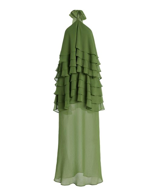 Third Form Green Gaia Maxi Dress