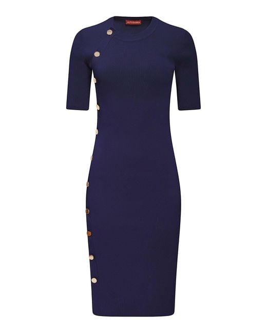 Altuzarra Blue Minamoto Knit Dress