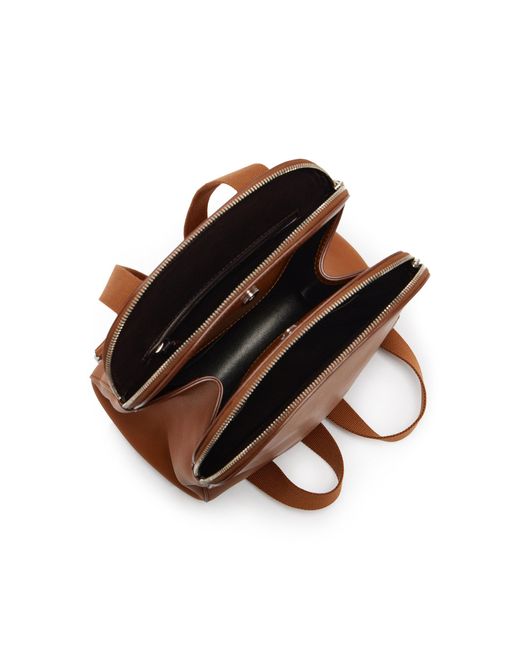 The Row Brown Harper Leather Backpack