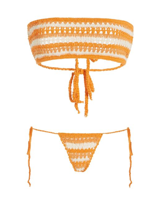 Akoia Swim Orange Senggigi Cotton Bikini