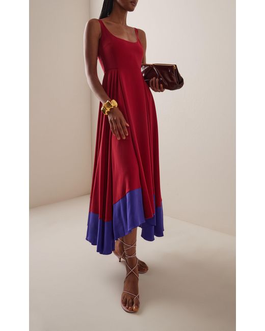 Roksanda Red Awn Crepe Dress