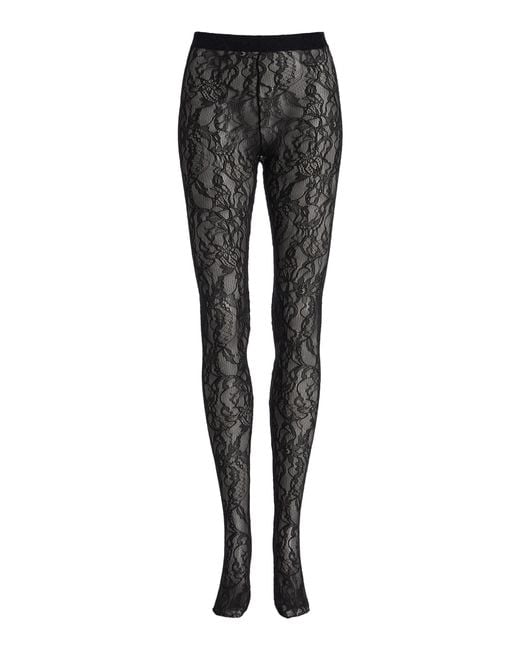 Wardrobe NYC Black Lace Tights