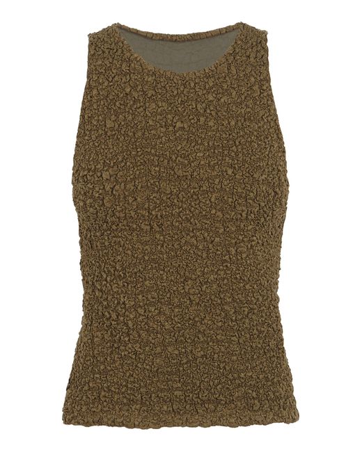 Cortana Green Sabine Cotton-Silk Top