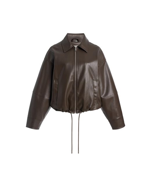 Apparis Brown Ada Sans Leather Jacket