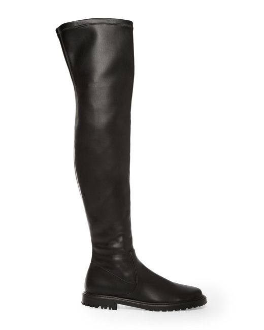 STAUD Belle Vegan Leather Over-the-knee Boots in Black - Lyst