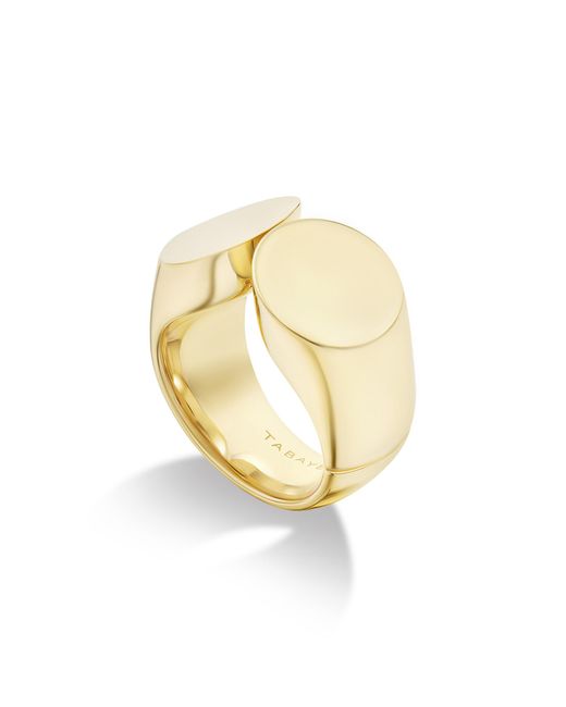 Tabayer Metallic Signet Ring