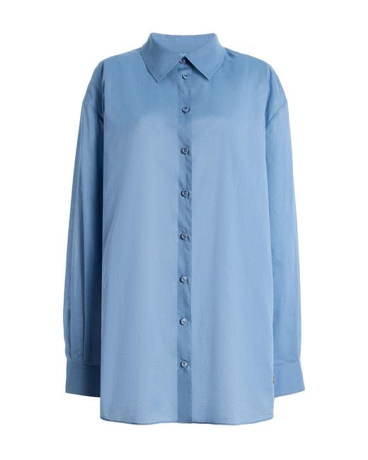 ÉTERNE Blue Lucien Cotton Shirt