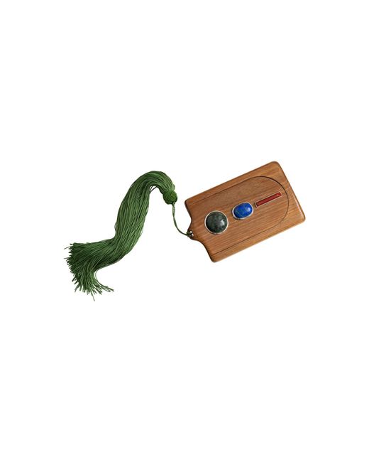 Emanuele Pantanella Design Brown Apamea Clutch