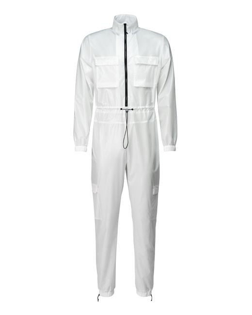 White hotsell cargo jumpsuit