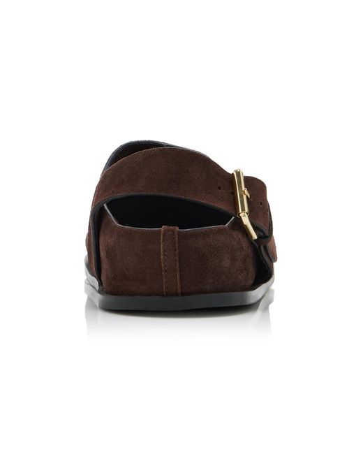 A.Emery Brown Louis Suede Clogs