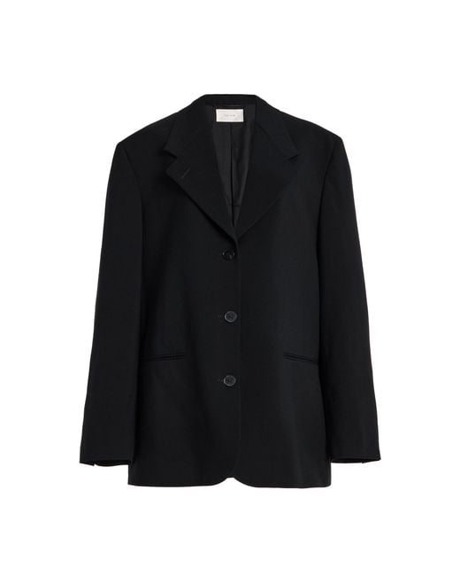 The Row Black Selim Wool Blazer