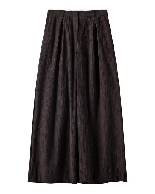 THE GARMENT Black Bali Cotton-Blend Pants