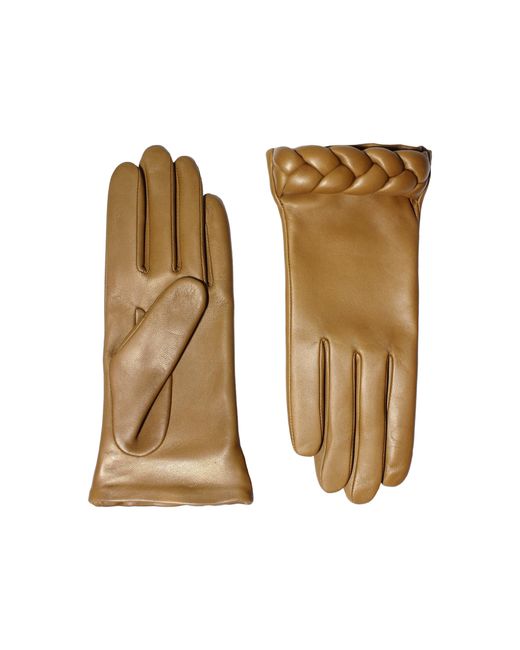 Agnelle Natural Edith Leather Gloves