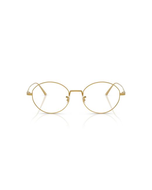 Khaite Metallic X Oliver Peoples 1994C Round-Frame Metal Glasses