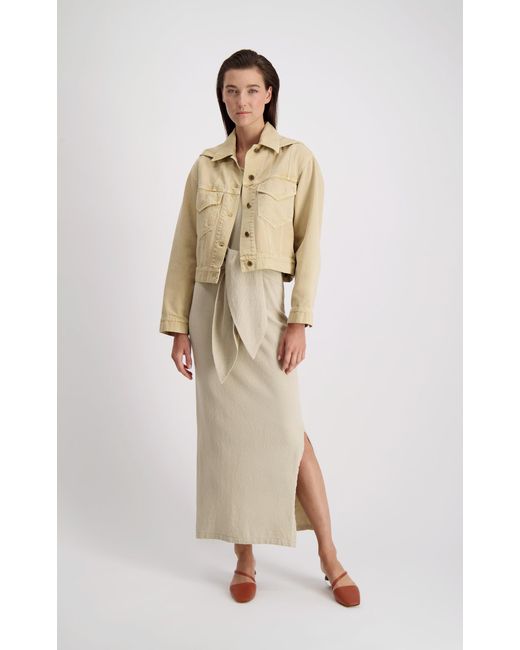 Nanushka Mame Tie-front Cotton-blend 