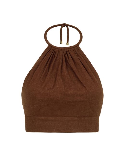 ViX Brown Ibiza Halter Top