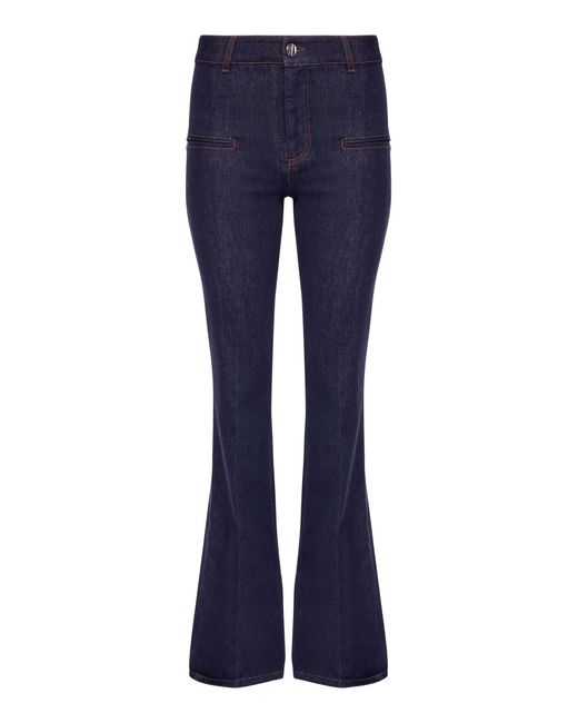 Altuzarra Blue Serge Denim Bootcut Pants