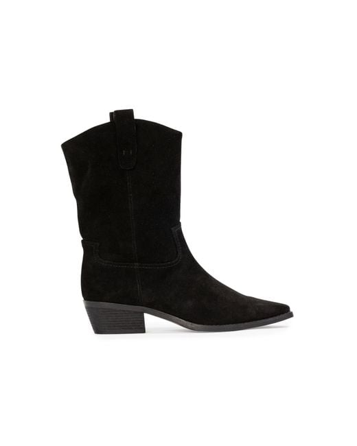 Black Suede Studio Black Casey Suede Boots