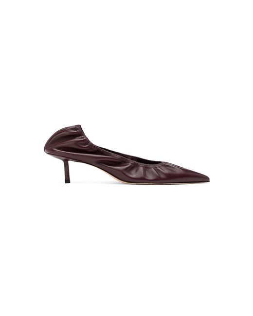 STUDIO AMELIA Red Rhodes 50 Leather Pumps