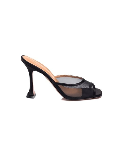 Britt Netta Black Candy Mesh Mules