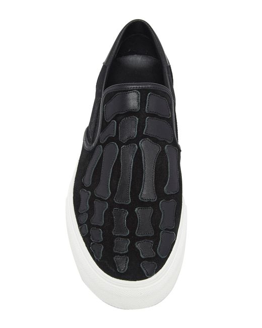 amiri skeleton slip on black
