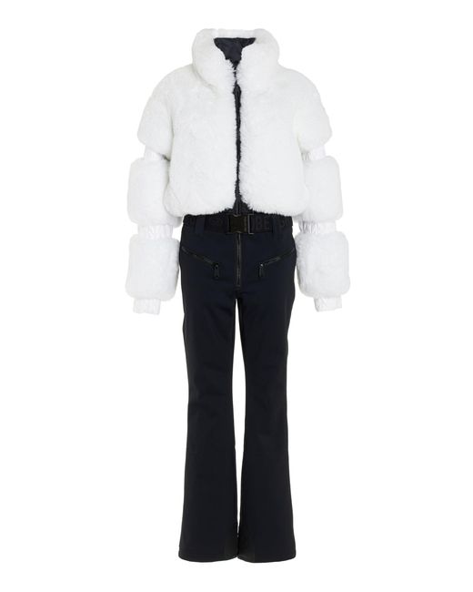 Goldbergh White Lieke Faux Fur Ski Suit