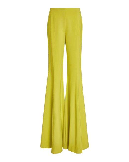 Proenza Schouler Yellow Wide-leg Suiting Pants