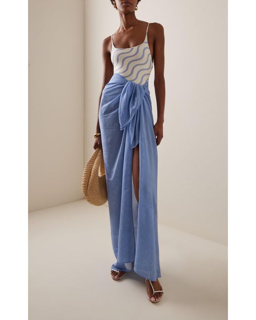 YAITTE Blue Exclusive Riviera Sarong